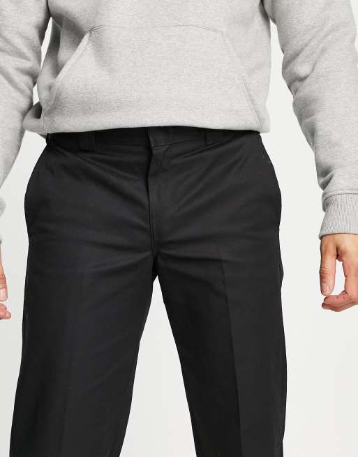 Dickies 873 work pants in black slim straight fit, 3 of 4