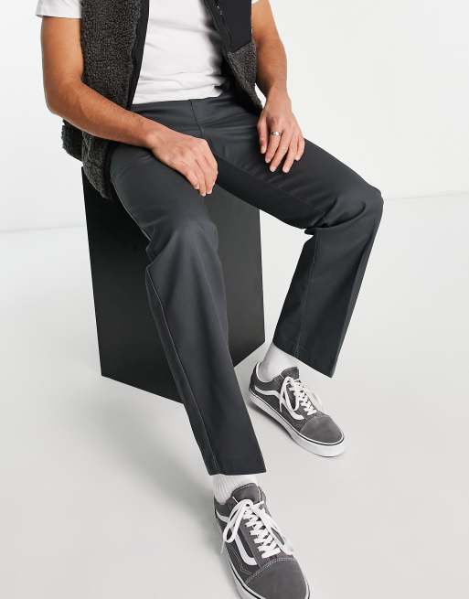 Dickies 873 work trousers in grey slim straight fit GREY