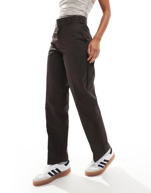 Dark Brown Dickies 874 Marroni Dickies 874 Chino Dritti Stile
