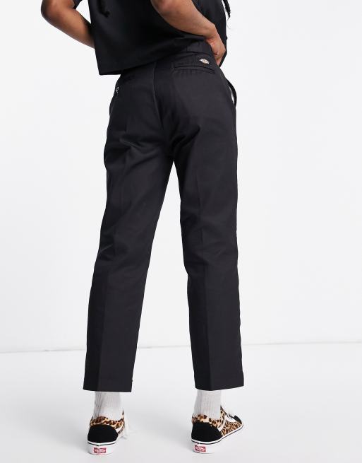 Dickies - 874 - Cropped arbejdsbukser i sort 