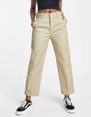 Dickies cropped work pants in ASOS