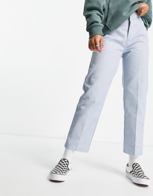 light blue work pants