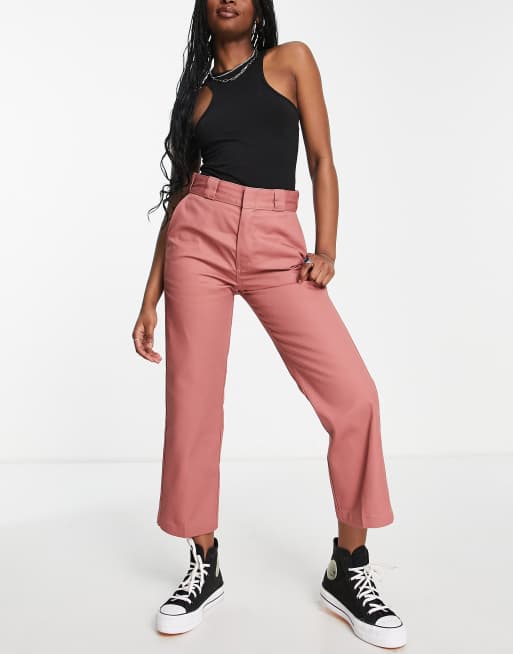 Pink dickies sale pants womens