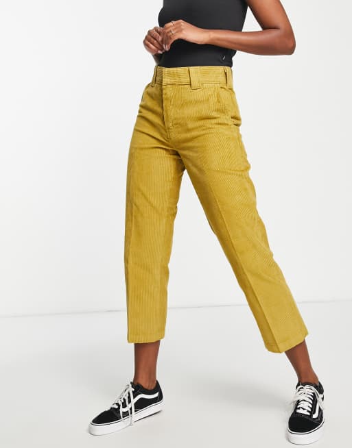 Dickies – 874 – Gula, ankellånga manchesterbyxor