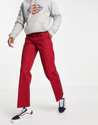 Dickies 874 original fit work trousers in red