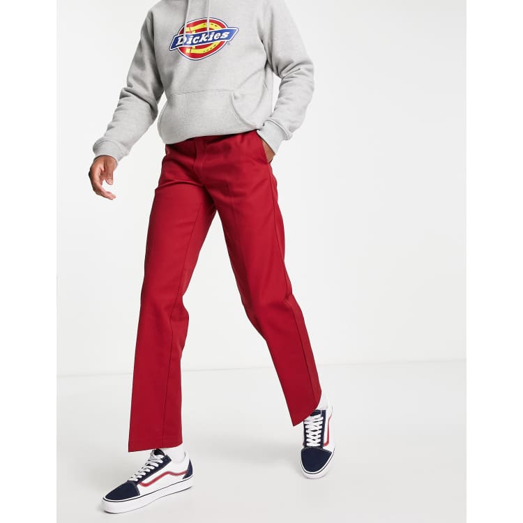 Dickies Original 874 Work Pants Red - Craze Fashion