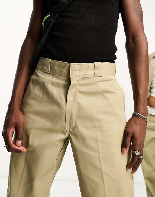 Dickies 874 Work Trousers In Khaki Straight Fit-Neutral