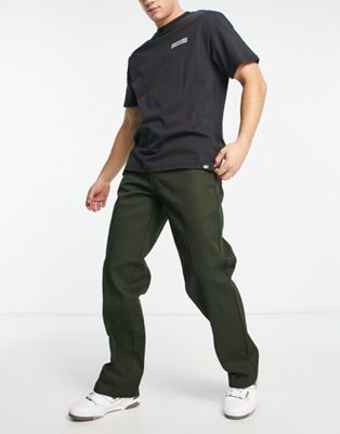 Dickies 874 straight fit work chino trousers in olive green - ASOS Price Checker