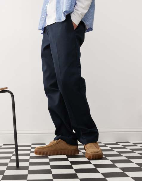 Dickies 874 straight fit work chino trousers in navy