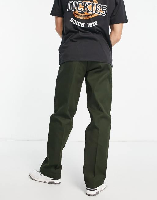 Dickies 874 straight fit work chino pants in black