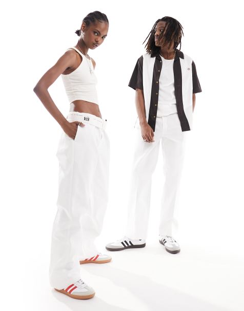 Dickies 874 straight fit work chino pants in white - view 1