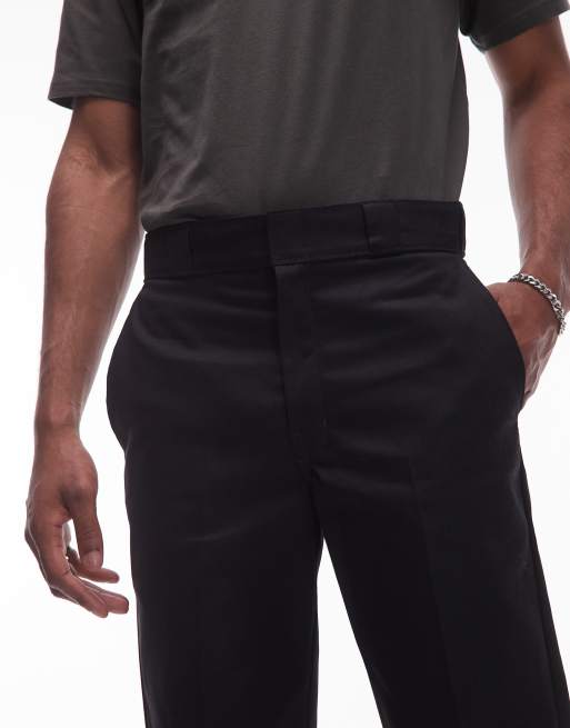 Dickies 874 straight fit work chino trousers in black 