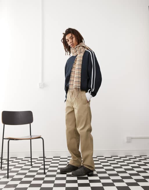 Dickies 874 straight fit work chino pants in khaki 