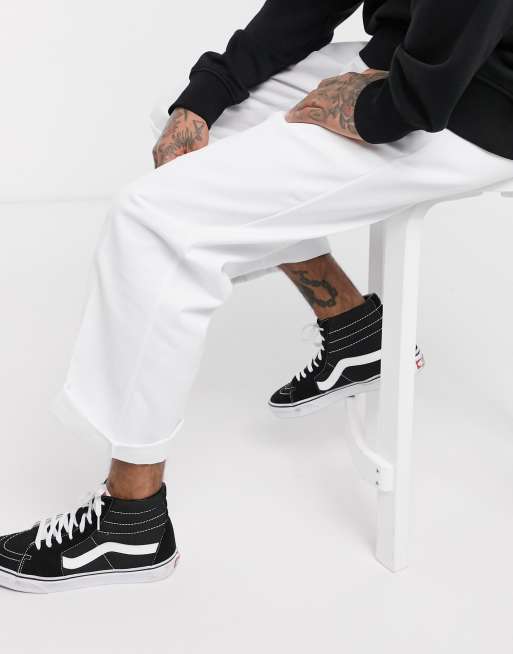 Dickies 874 Straight Fit Work Pant In White Asos