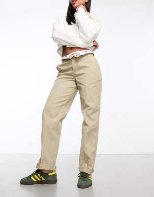 Dickies 874 straight fit work pants in beige