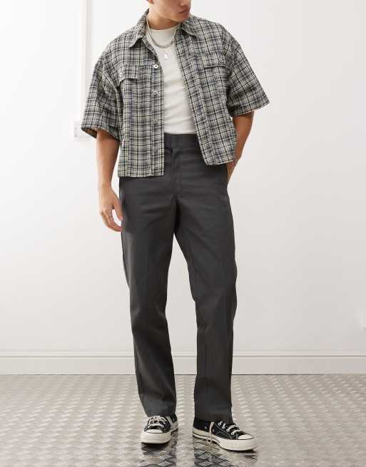 Dickies 874 straight fit work pants in dark gray | ASOS
