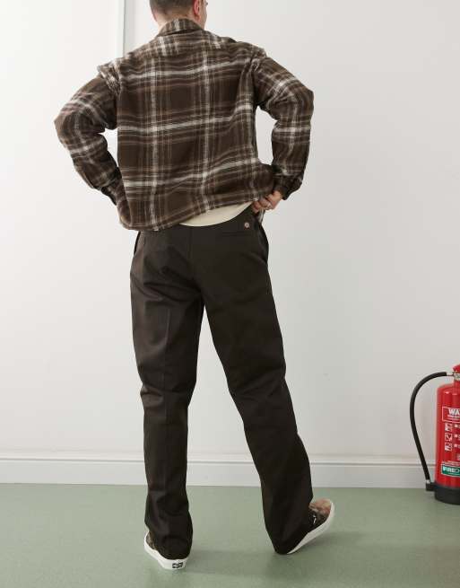 Dickies 874 straight leg work pants in dark brown  , 2 of 5