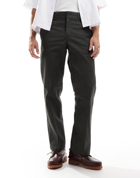 Dickies 874 straight fit work pants in olive green  
