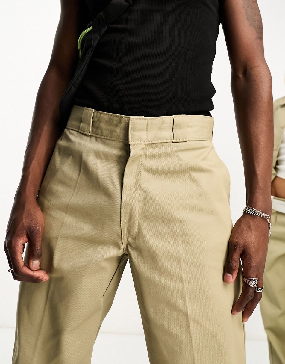 Dickies 874 unisex work trousers in beige straight fit