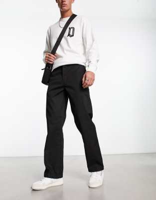 Dickies 874 straight fit work chino pants in black