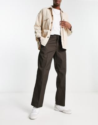 Dickies 874 work pants in dark brown 