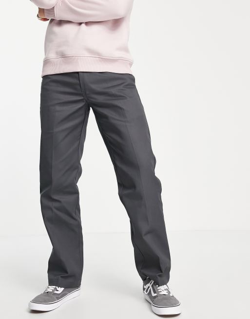 Uretfærdig Reorganisere jeg er træt Dickies 874 work pants in gray straight fit - GRAY | ASOS