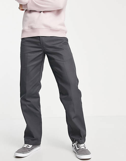 Dickies 874 work pants in grey straight fit - GREY