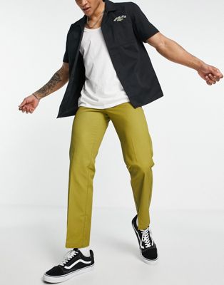Dickies 874 work trousers in green straight fit - MGREEN
