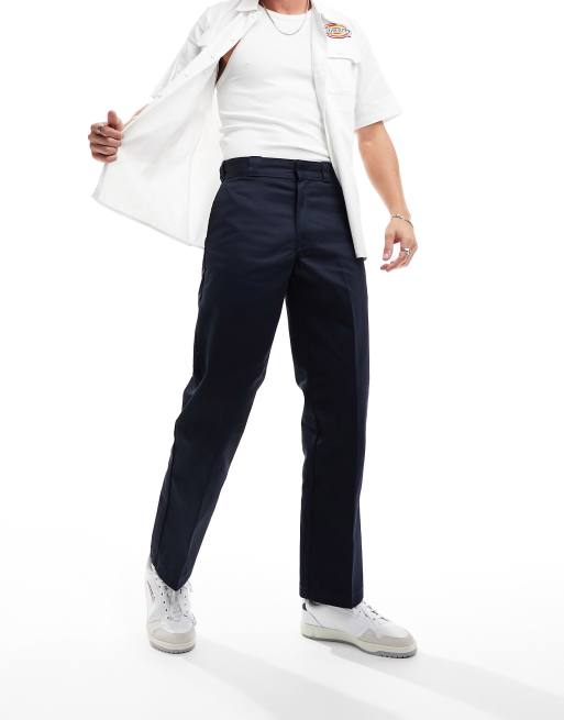 Dickies 874 work trousers in navy straight fit - NAVY