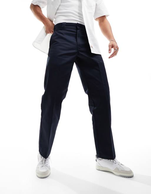 Dickies 874 work trousers in navy straight fit - NAVY