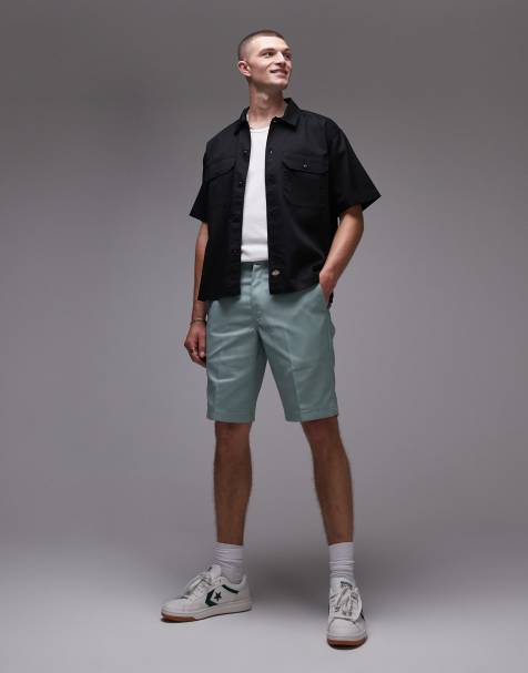 Dickies – 874 – Worker-Shorts in Hellgrün mit geradem Schnitt - view 1