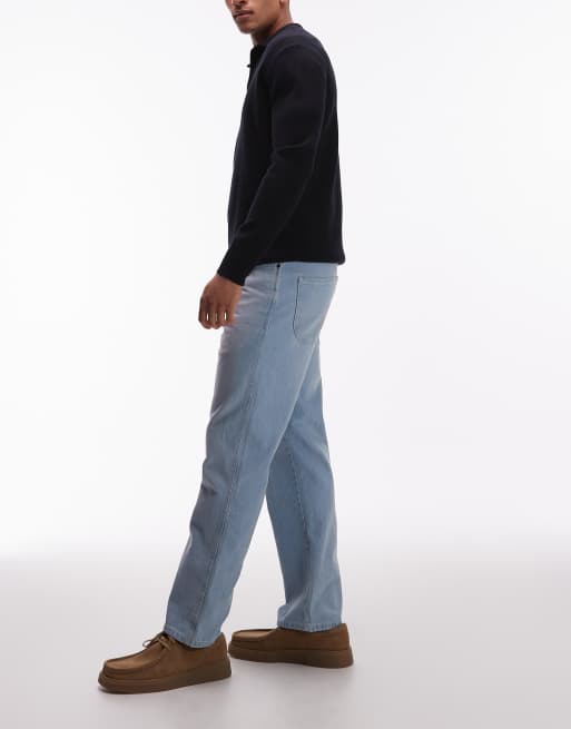 Dickies – 954 – Jasnoniebieskie luźne jeansy o prostym kroju w roboczym stylu, 2 z 5