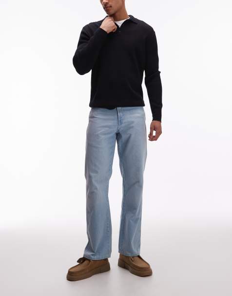 Dickies – 954 – Ljusblå, avslappnade, raka arbetsjeans - view 1