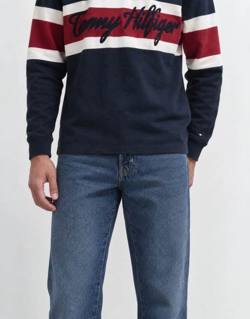 Dickies 954 relaxed straight work jeans in mid wash blue, 6 of 8