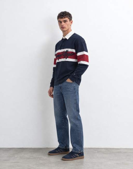 Dickies 954 relaxed straight work jeans in mid wash blue, 8 of 8