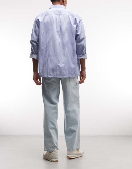 Dickies 958 baggy tapered work jeans in medium blue, 2 of 5