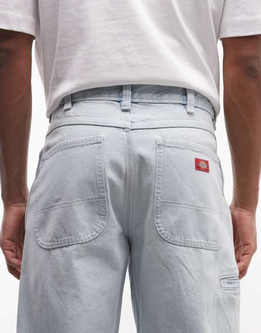 Dickies - 958 - Jean baggy fuselé style workwear - Bleu moyen, 4 de 5