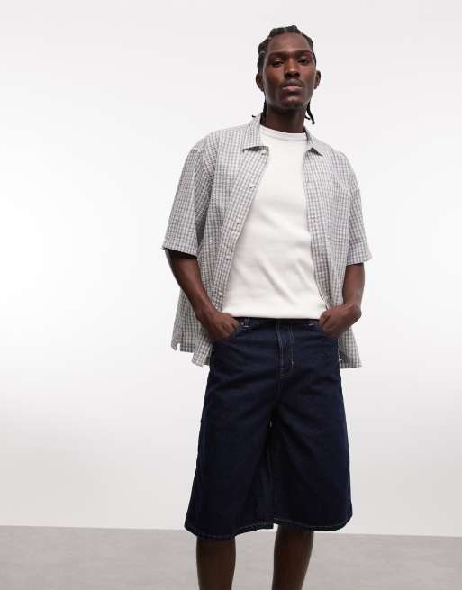 Dickies – 958 – Lockere, kurze Jeans in Dunkelblau, 13 Zoll Schrittlänge, 2 von 5