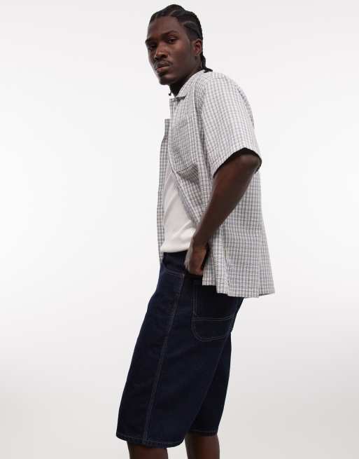 Dickies – 958 – Lockere, kurze Jeans in Dunkelblau, 13 Zoll Schrittlänge, 3 von 5