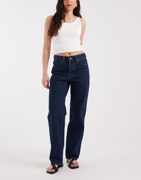 Dickies 984 straight jeans in dark indigo blue - view 1