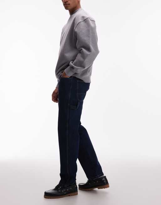 Dickies – 993 – Mörkt indigoblå, avsmalnande snickarjeans i regular fit, 2 av 5