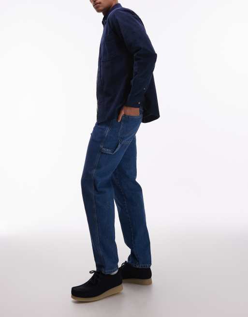 Dickies 993 regular tapered carpenter jeans in classic blue, 2 of 5