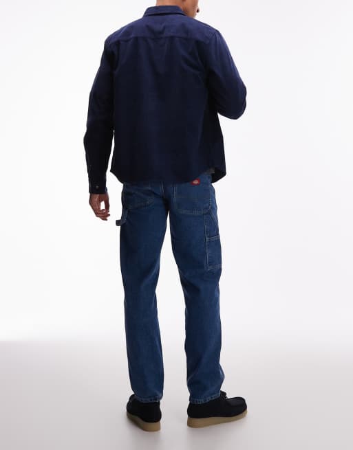 Dickies 993 regular tapered carpenter jeans in classic blue, 3 of 5