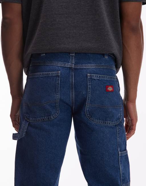 Dickies 993 regular tapered carpenter jeans in classic blue, 4 of 5