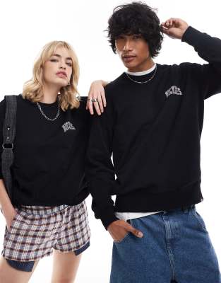 Dickies - Aitken - Sweat à logo côté cœur - Noir et prune - view 1