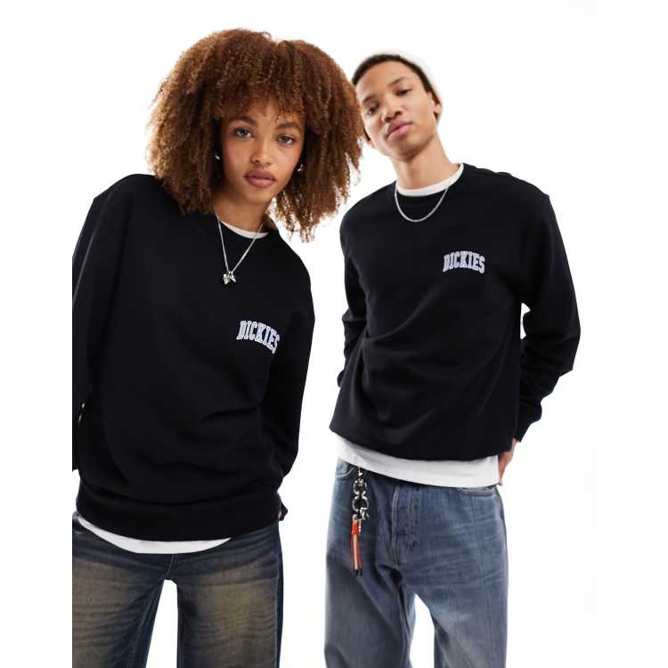 Dickies Aitken Sweatshirt in Schwarz mit kleinem Logo ASOS