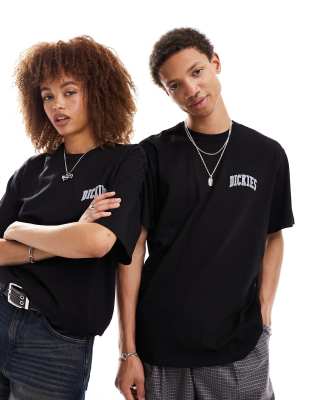 Dickies - Aitken - T-Shirt in Schwarz mit kleinem Logo