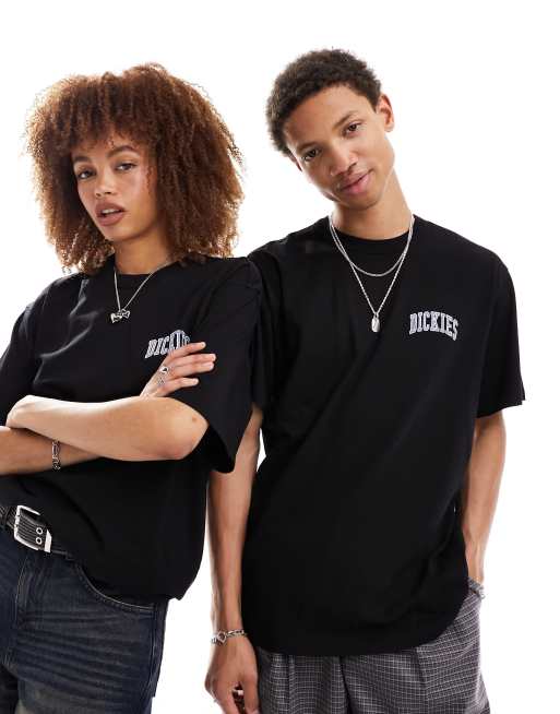 Dickies - Aitken - T-shirt nera con logo piccolo