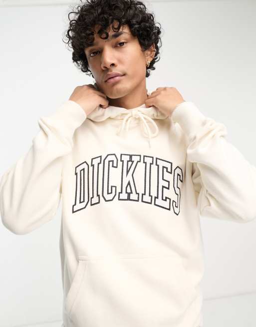 Dickies Fleece Embroidered Chest Logo Hoodie - Men's L Green Moss