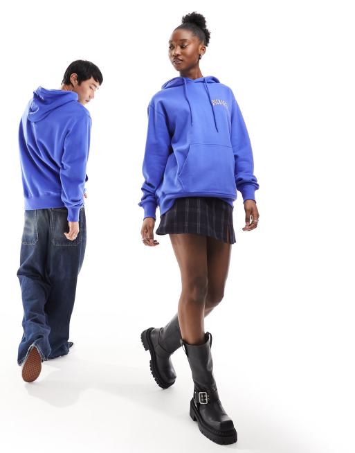 Dickies - Aitkin - Hoodie met logo op de linkerborst in koningsblauw, 3 van 4
